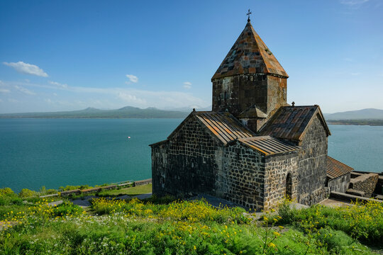Sevanavank Monastery is a monastic complex located on a peninsula at the northwestern shore of Lake Sevan in Sevan, Armenia.