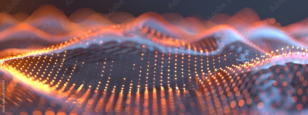 Poster vibrant frequency histogram captivating dynamic visualization of data distribution patterns