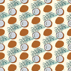 Tropical Fruit Variation Seamless Vector Pattern Design