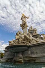 Amazing depiction of ancient times and wars, Vienna, Austria