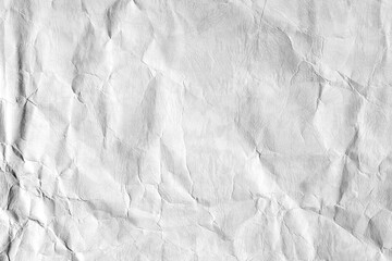 White macro crumpled bumpy paper texture