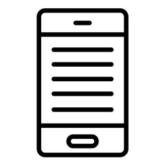 Vector Design Smartphone Icon Style