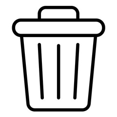 Vector Design Trash Icon Style