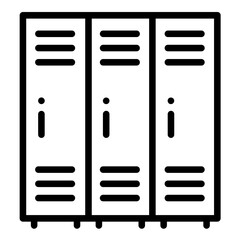 Vector Design Lockers Icon Style