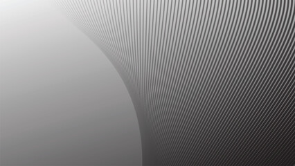 gray abstract background with curve line for backdrop or presentation