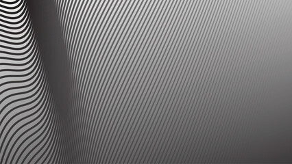 gray abstract background with curve line for backdrop or presentation