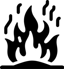 Obraz premium Wildfire Icon