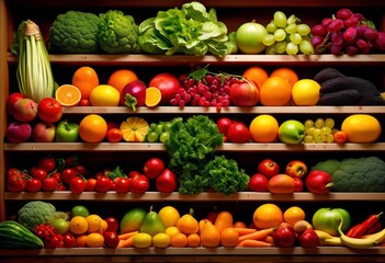 visual guide seasonal food calendar fresh fruits healthy eating concept, vegetables, organic, natural, produce, nutrition, diet, meal, plan, agriculture