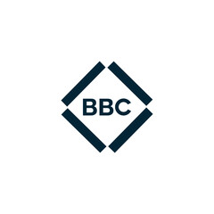 BBC logo. B B C design. White BBC letter. BBC, B B C letter logo design. B B C letter logo design in FIVE, FOUR, THREE, style. letter logo set in one artboard. B B C letter logo vector design.