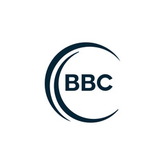 BBC logo. B B C design. White BBC letter. BBC, B B C letter logo design. B B C letter logo design in FIVE, FOUR, THREE, style. letter logo set in one artboard. B B C letter logo vector design.