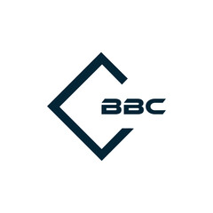 BBC logo. B B C design. White BBC letter. BBC, B B C letter logo design. B B C letter logo design in FIVE, FOUR, THREE, style. letter logo set in one artboard. B B C letter logo vector design.