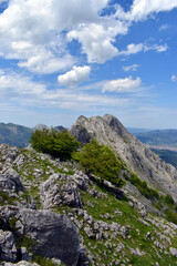 Alluitz mountain (1034 m) in the Urkiola Natural Park. Basque Country. Spain