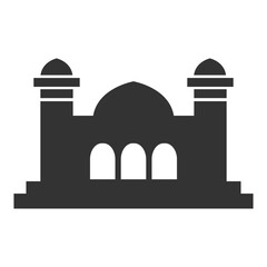 mosque logo vector illustration