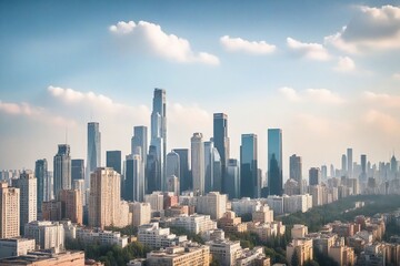 Fototapeta premium city skyline