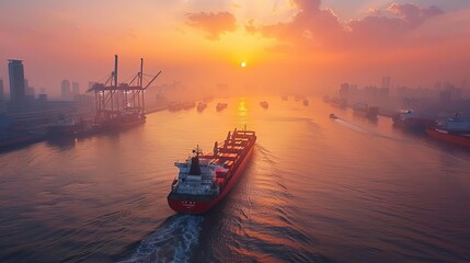 Fototapeta premium Trade conflictUSChina tech and finance War,