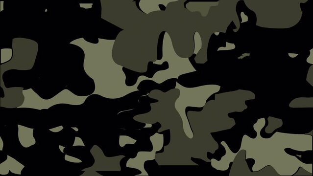 Seamless grunge camouflage pattern. Woodland camouflage background transition