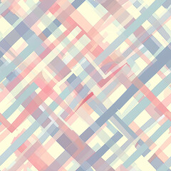 Abstract Geometric Pattern, Pastel Colors, Contemporary Design
