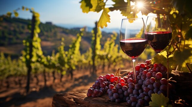 Wine tasting in Chianti, Tuscany, Italy