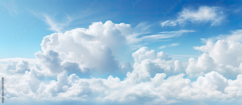 Poster cloudy sky with copy space image.