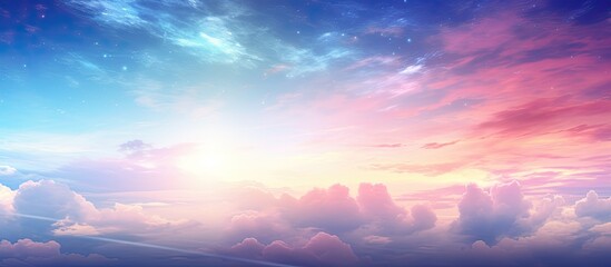 Obraz premium Abstract sky background with copy space image.