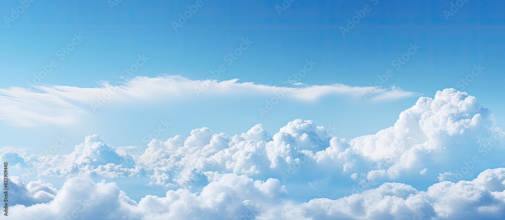 Poster Cloudy sky with copy space image.