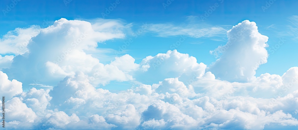 Poster cloudy sky with copy space image.