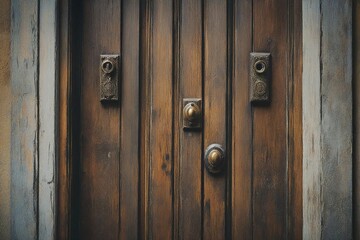 old wooden door