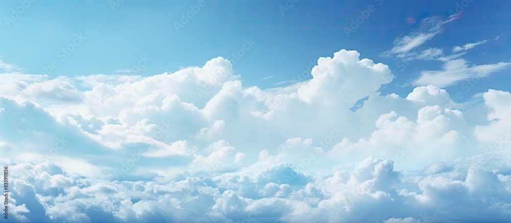 Poster cloudy sky with copy space image.