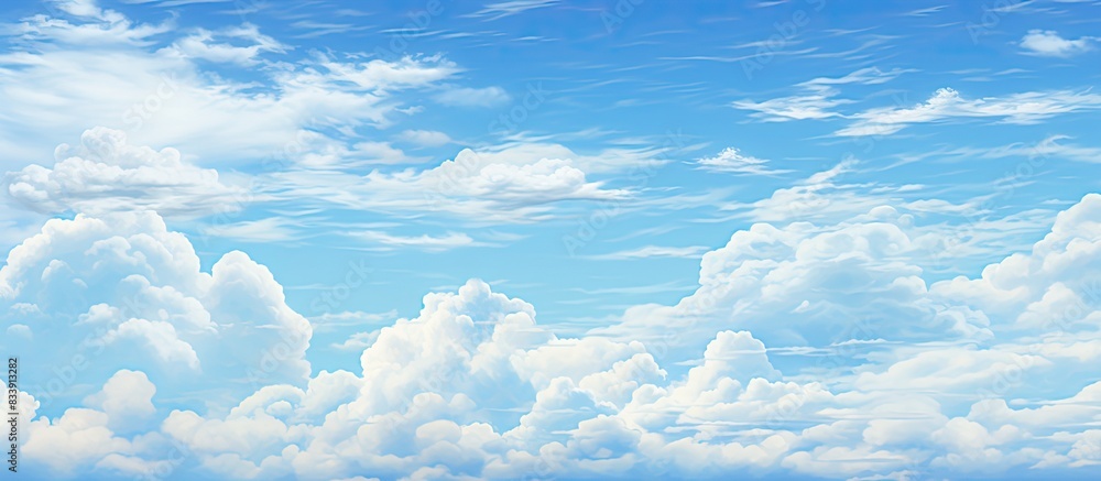 Poster during the late summer months, with a clear view of the sky and copy space image available.