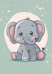 Obraz premium Happy elephant