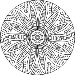 Indian ethnic pattern. traditional patterned Native American art is a pattern of geometric shapes. Create beautiful fabric patterns. Design for print