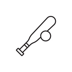 Baseball icon design with white background stock illustration