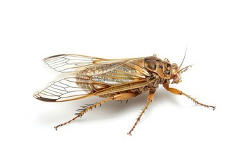 Cicada isolated on white background