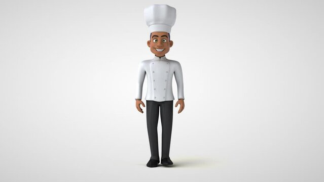 Fun chef 3d cartoon animation