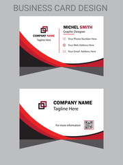 Professional business card template design vector design it will grow your business .