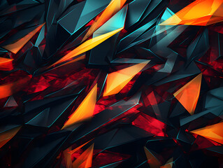 Abstract futuristic metallic explosion background 