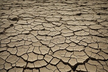 dry cracked earth