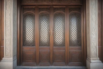 wooden door