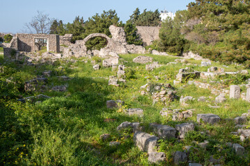 ruins of West Archaeological Site Kos City Kos Island South Aegean Region (Südliche Ägäis) Greece