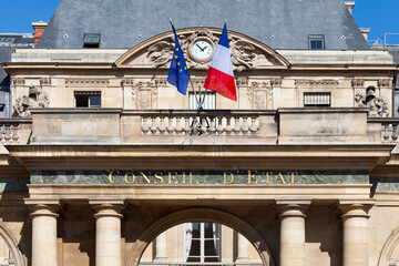Entrance to the Conseil d'État in Paris