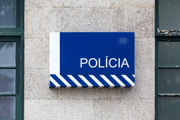 Portuguese Police sign