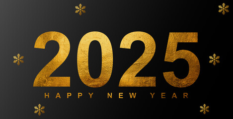 Happy New Year 2025 Background Design. Premium vector design for poster, banner, calendar and greeting card.