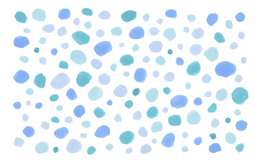 PNG Watercolor hand drawn circle dot stain painting blot on transparent background.