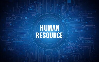 Fototapeta premium HR Human resources Recruitment Team Staff management Business concept.