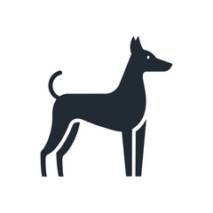 Animal Dog logo icon vector art Illustration