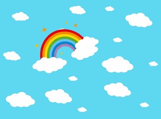 rainbow in the sky