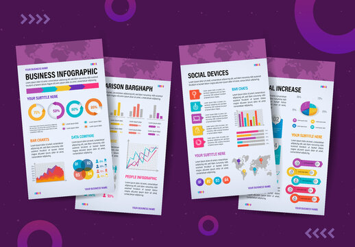 Modern Colorful Business Data Infographic Template