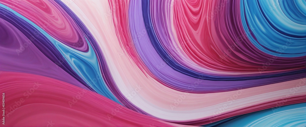 Poster vibrant color flow abstract background with grainy texture and retro vibe