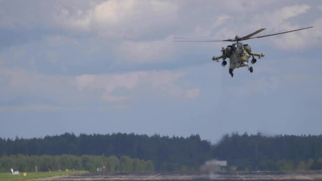 attack helicopters Mil Mi-28, STRIZHI Aerobatic Team 30TH Anniversary Event.