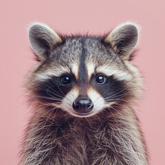 Fototapeta premium close up of a raccoon
